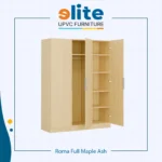 Lemari Roma Full Maple Ash – Lemari UPVC Premium dengan Nuansa Kayu Alami