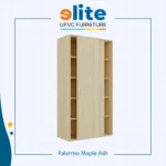 Lemari Palermo Maple Ash – Lemari UPVC Pintu Geser dengan Nuansa Kayu Alami