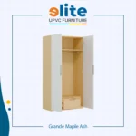Lemari Grande Maple Ash – Lemari UPVC Premium dengan Tampilan Simpel dan Modern