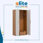 Lemari Grande Walnut Wood – Lemari UPVC Premium dengan Keanggunan Kayu Gelap