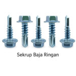 Sekrup Baja Ringan 16x16 - 100pcs/kemasan