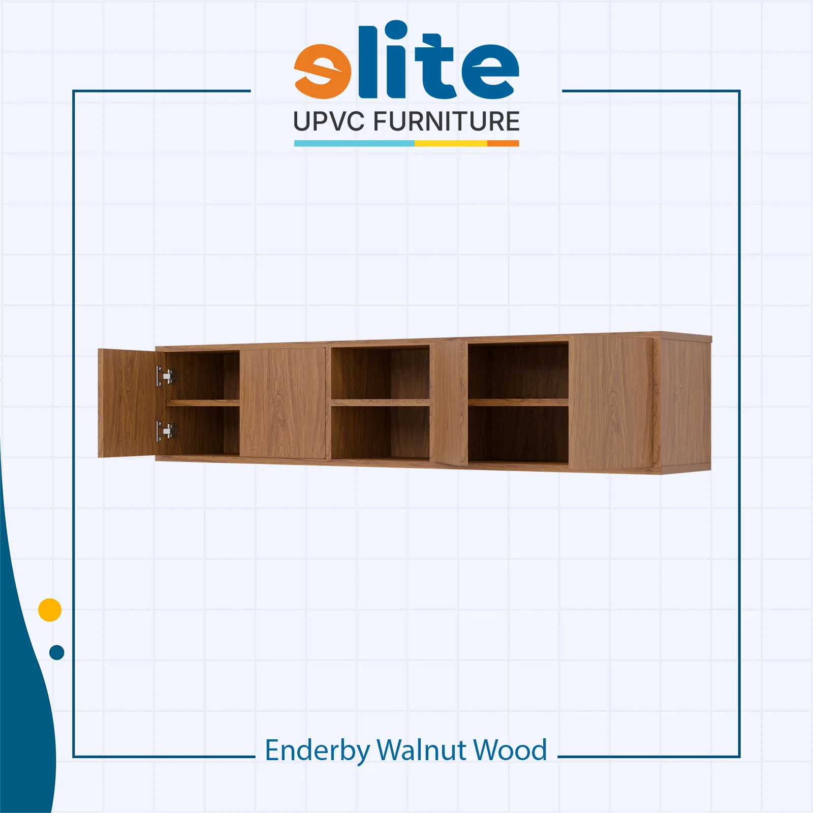 20260507023135-wKzD05-walnut-wood Kabinet TV Enderby Walnut Wood – Kabinet UPVC Premium dengan Keanggunan Kayu Gelap - Image 1