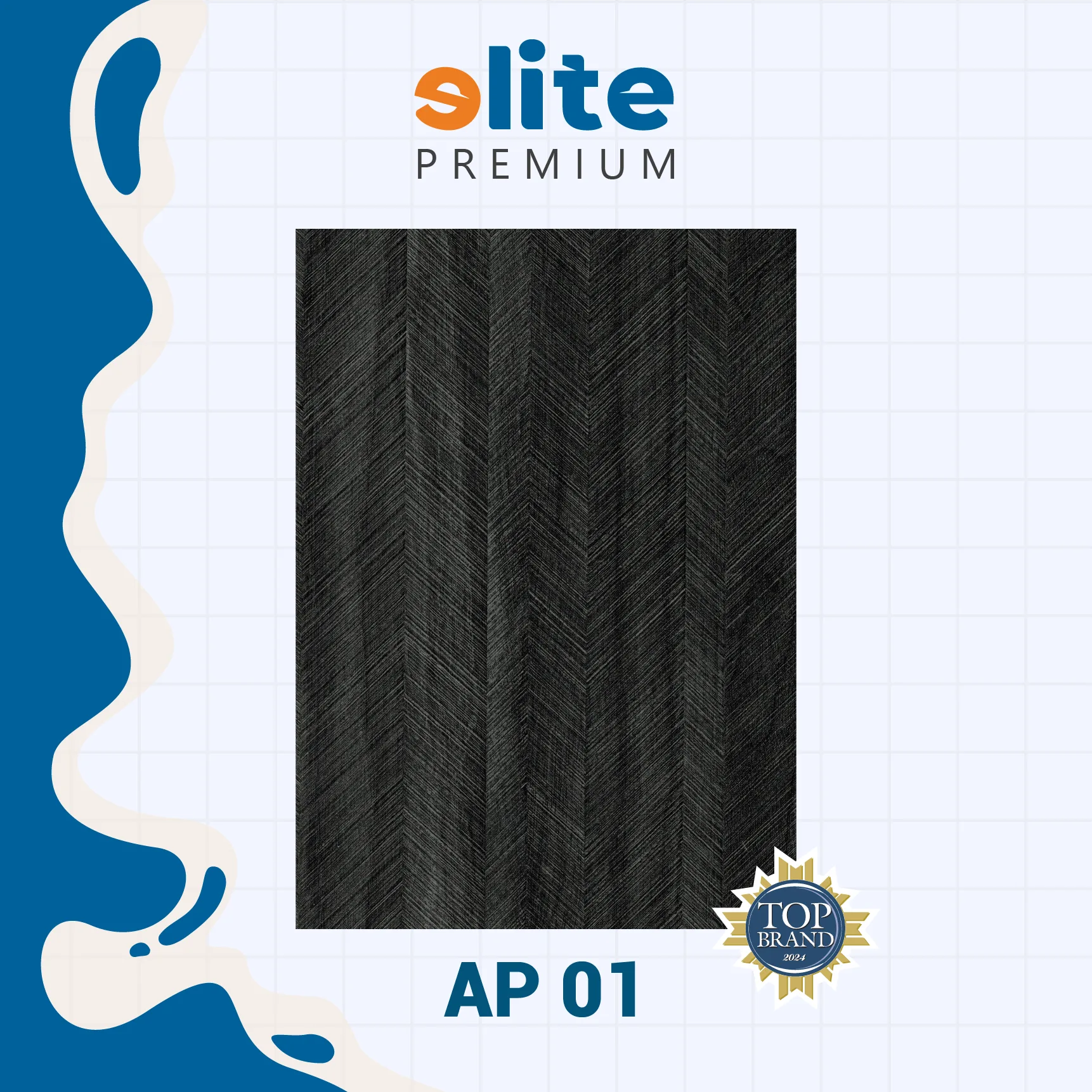 AP 01 Elite Plafon Glosy AP 01 – Plafon PVC Lebar 20 cm Panjang 4 Meter - Image 1