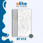 Elite Plafon Glosy BT 01X – Plafon PVC Lebar 20 cm Panjang 4 Meter