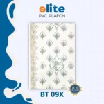 Elite Plafon Glosy BT 09X – Plafon PVC Lebar 20 cm Panjang 4 Meter