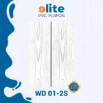 Elite Plafon Glosy WD 01-2S – Plafon PVC Lebar 20 cm Panjang 4 Meter