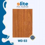 Elite Plafon Glosy WD 03 – Plafon PVC Lebar 20 cm Panjang 4 Meter