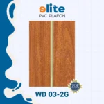 Elite Plafon Glosy WD 03-2G – Plafon PVC Lebar 20 cm Panjang 4 Meter