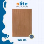 Elite Plafon Glosy WD 05 – Plafon PVC Lebar 20 cm Panjang 4 Meter