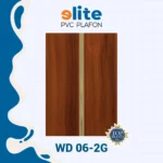 Elite Plafon Glosy WD 06-2G – Plafon PVC Lebar 20 cm Panjang 4 Meter
