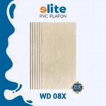 Elite Plafon Glosy WD 08C – Plafon PVC Lebar 20 cm Panjang 4 Meter