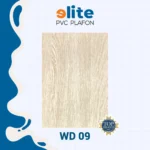 Elite Plafon Glosy WD 09 – Plafon PVC Lebar 20 cm Panjang 4 Meter