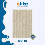 Elite Plafon Glosy WD 10 – Plafon PVC Lebar 20 cm Panjang 4 Meter