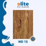 Elite Plafon Glosy WD 15 – Plafon PVC Lebar 20 cm Panjang 4 Meter
