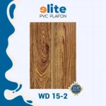 Elite Plafon Glosy WD 15-2 – Plafon PVC Lebar 20 cm Panjang 4 Meter