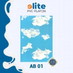 Elite Plafon Glosy AB 01 – Plafon PVC Lebar 20 cm Panjang 4 Meter